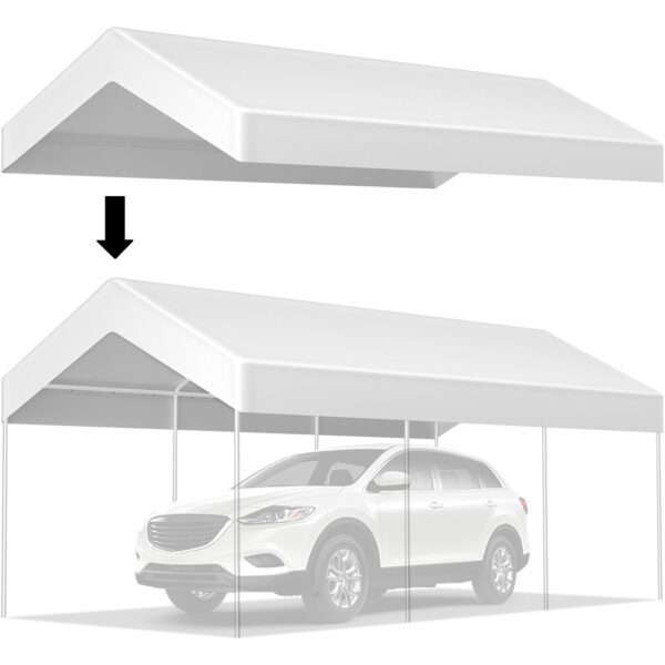 Pavilion auto - 3x6m, PE - imagine 2