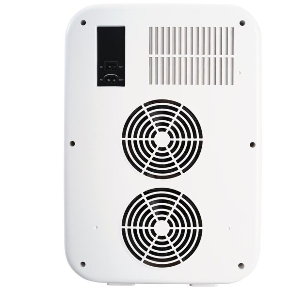 Frigider portabil 12V/230V - 20L, funcție de încălzire, alb-negru - imagine 5