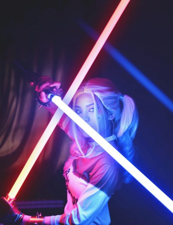 Sabie laser, sabie de lumină - 77 cm - 5 culori diferite - imagine 6