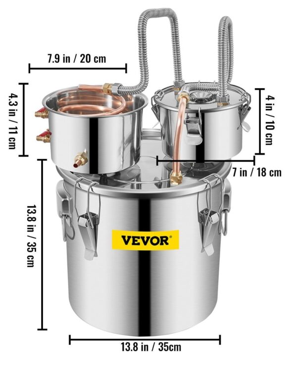 Distilator pentru țuică, alcool - 30l - imagine 3
