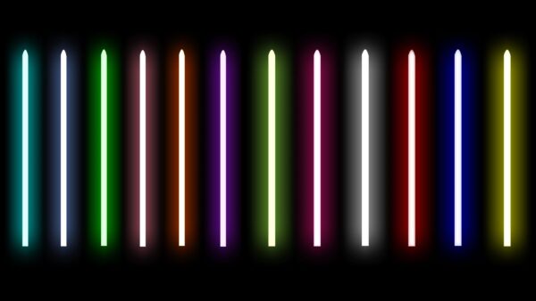 Sabie laser, sabie de lumină - 77 cm - 5 culori diferite - imagine 3