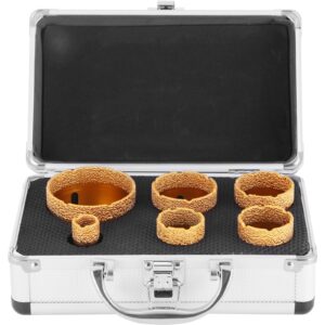 Set de carote diamantate - 6 bucăți - 20-68mm