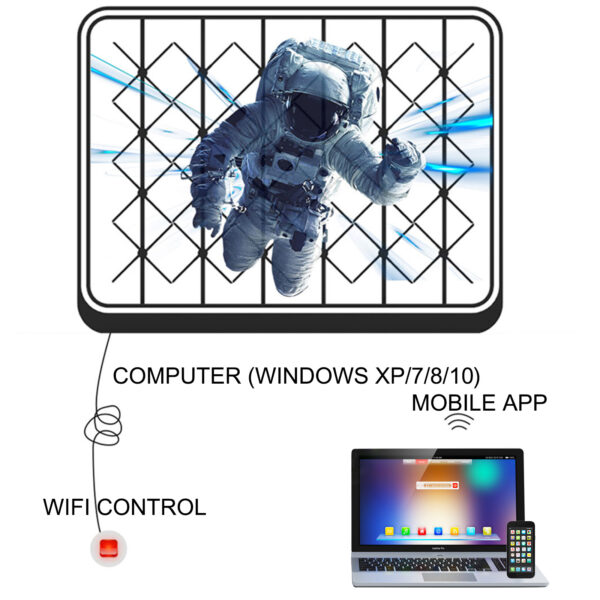 Proiector Hologram Wi-Fi - imagine 2