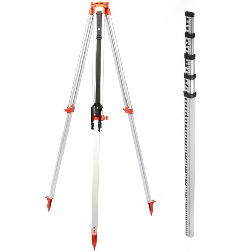 Nivelă Laser Rotativă Verde Profesională cu Kit Complet, Rază 500 m - imagine 5